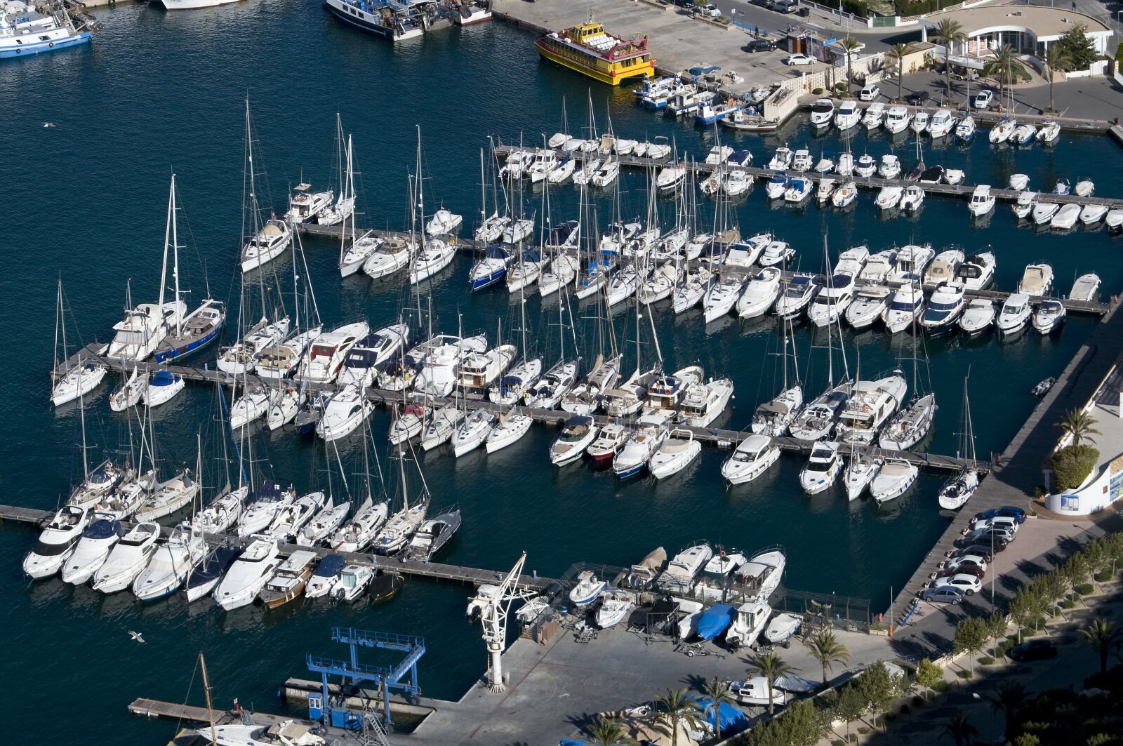 Nikon D300 sample photo. Harbour, calpe, marina photography