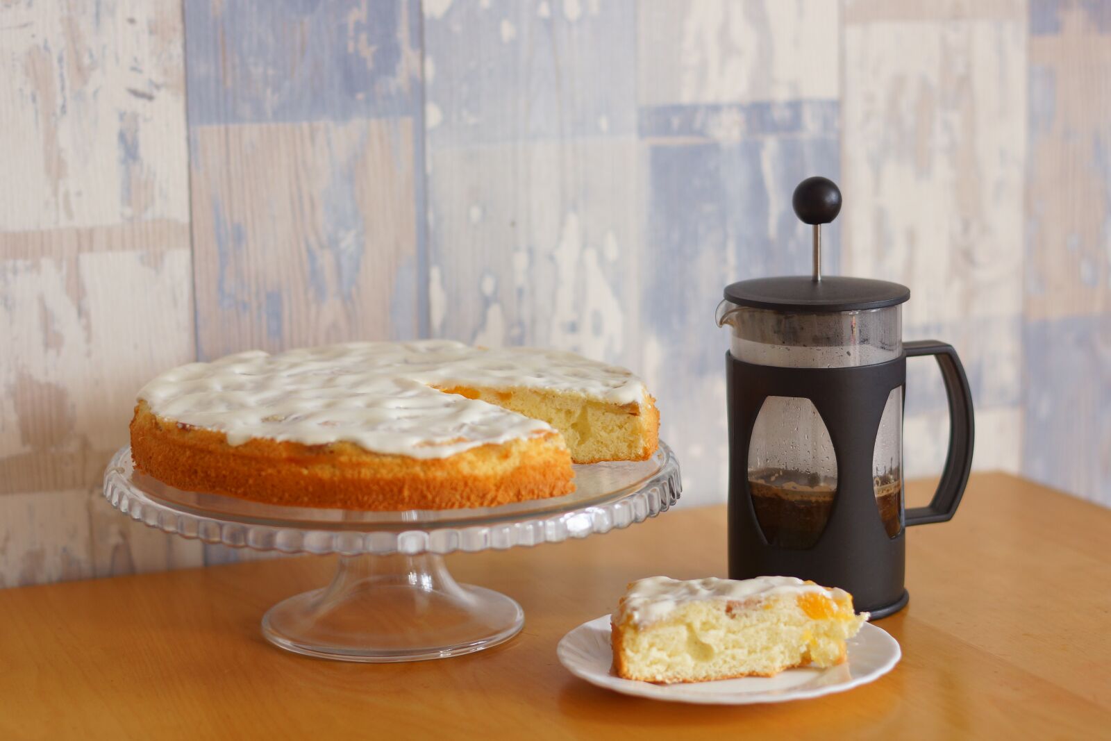 Minolta AF 50mm F1.4 [New] sample photo. Cake, pie, coffee photography
