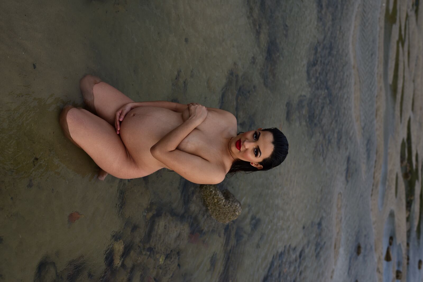 Nikon D750 sample photo. Pregnant woman, training, edition photography