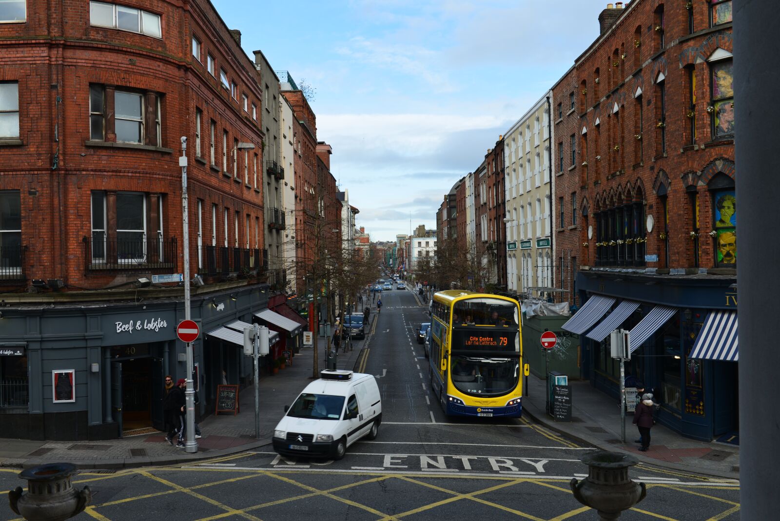 Nikon D800 sample photo. Three, bus, city photography