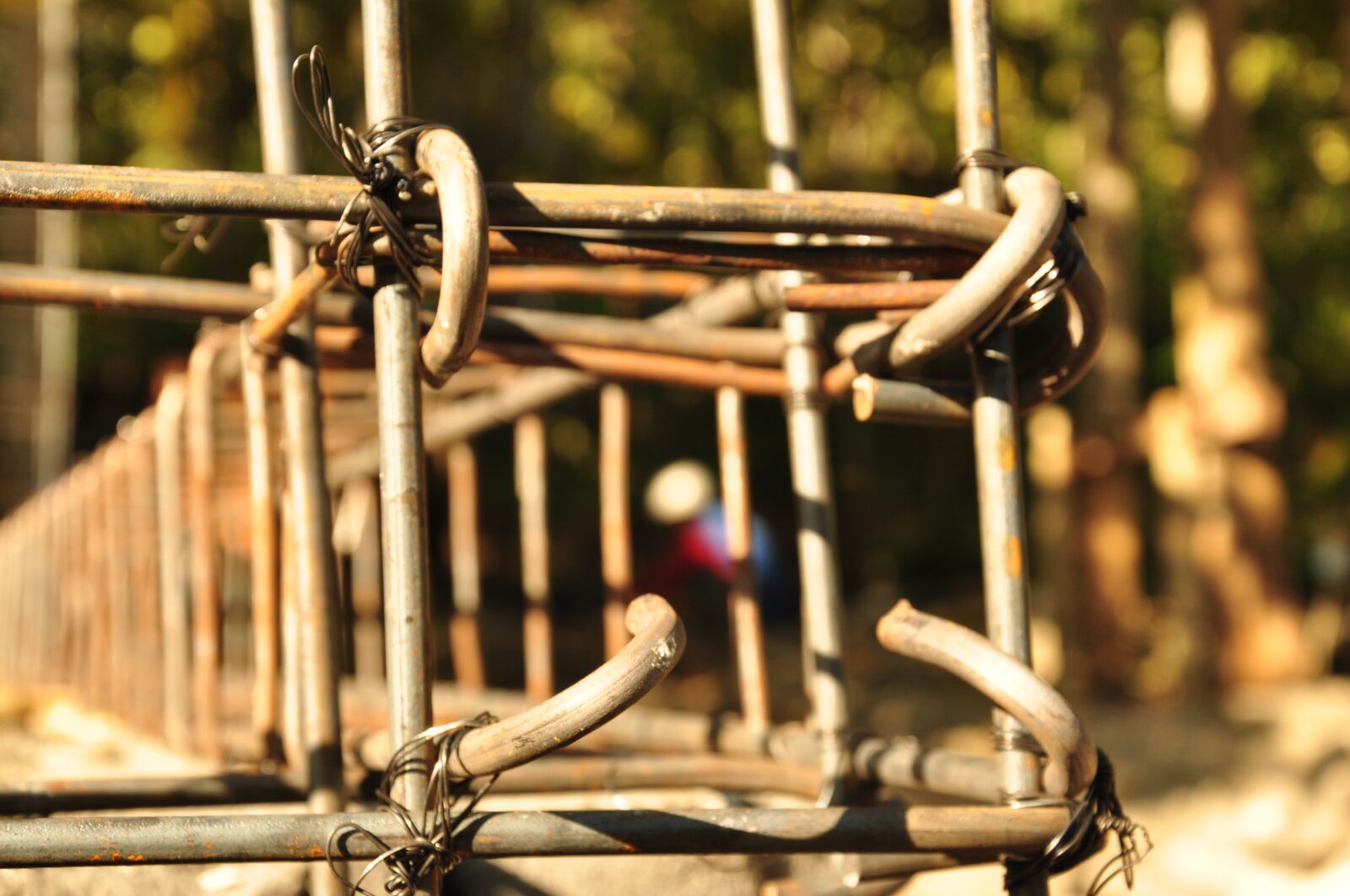 Nikon D90 sample photo. Steel, reinforce, iron photography