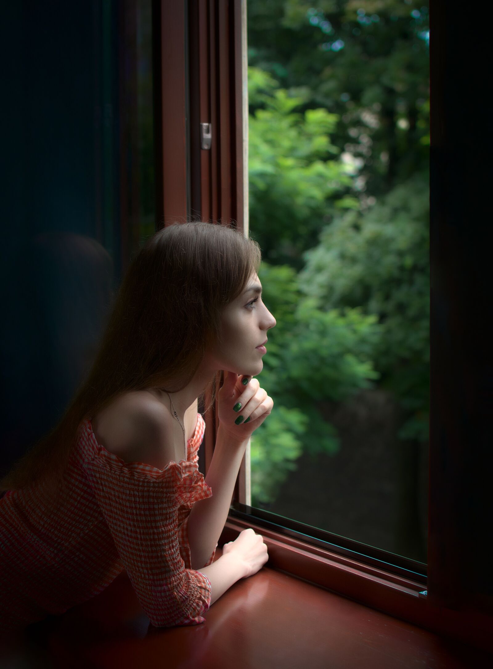 Nikon D7000 sample photo. Girl, window, beauty photography