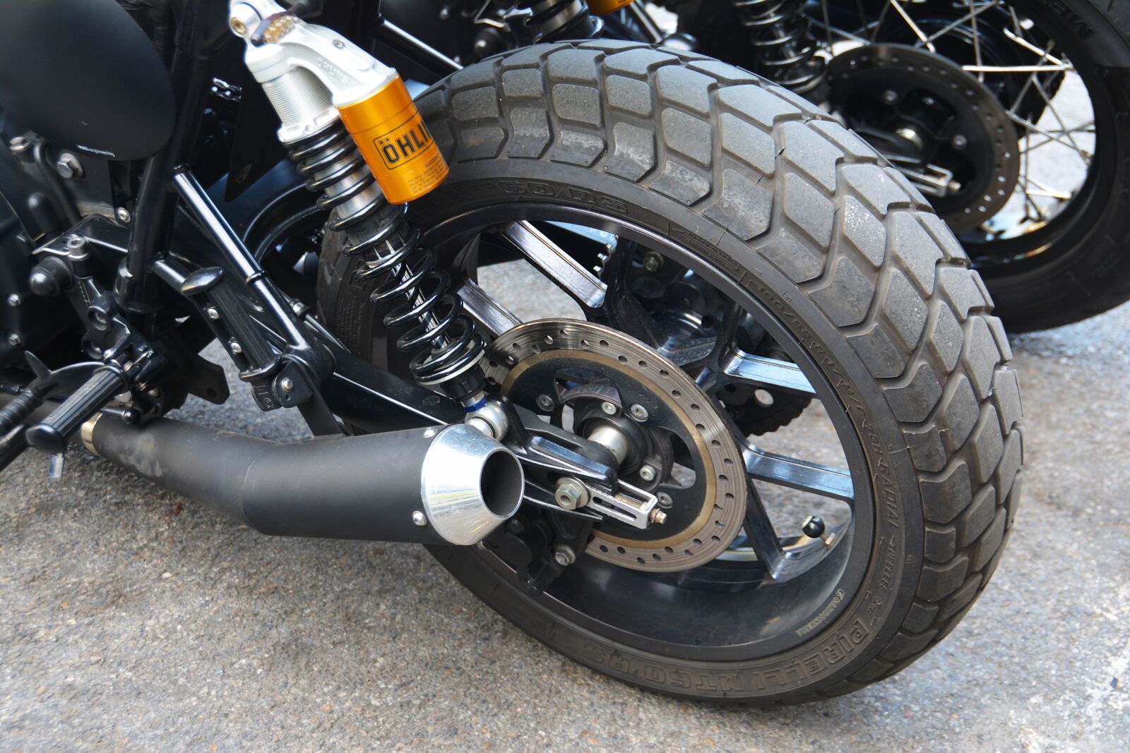 Nikon D5200 sample photo. Wheel, motorbike tire, motorbike photography