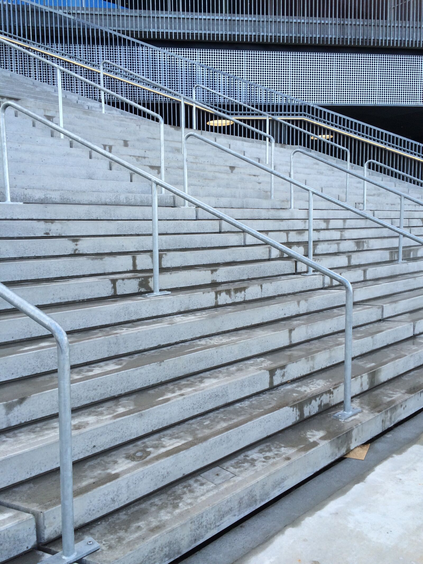 Apple iPhone 5s sample photo. Staircase, concrete, steel photography