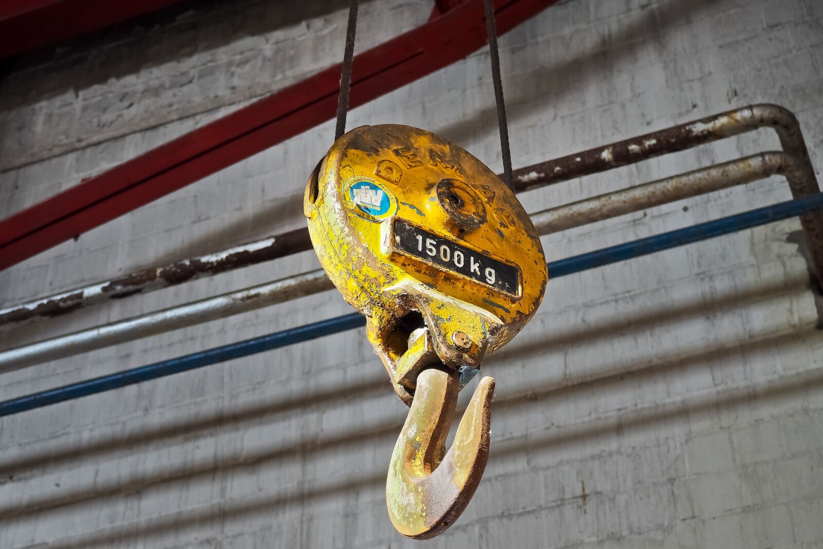 Olympus OM-D E-M10 sample photo. Lost places, crane, industry photography