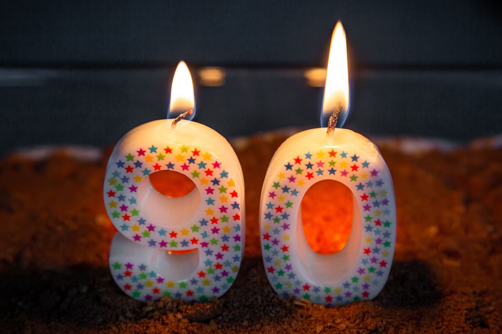 Canon EOS 6D + Canon EF 24-105mm F4L IS USM sample photo. Ninety, birthday, candle photography