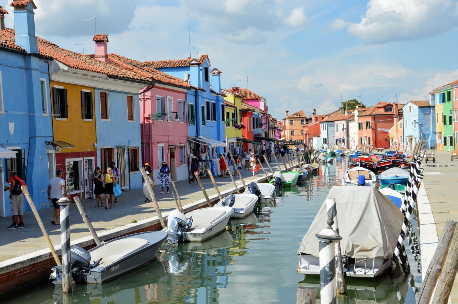 Nikon D3200 sample photo. Burano, venice, colourful houses photography