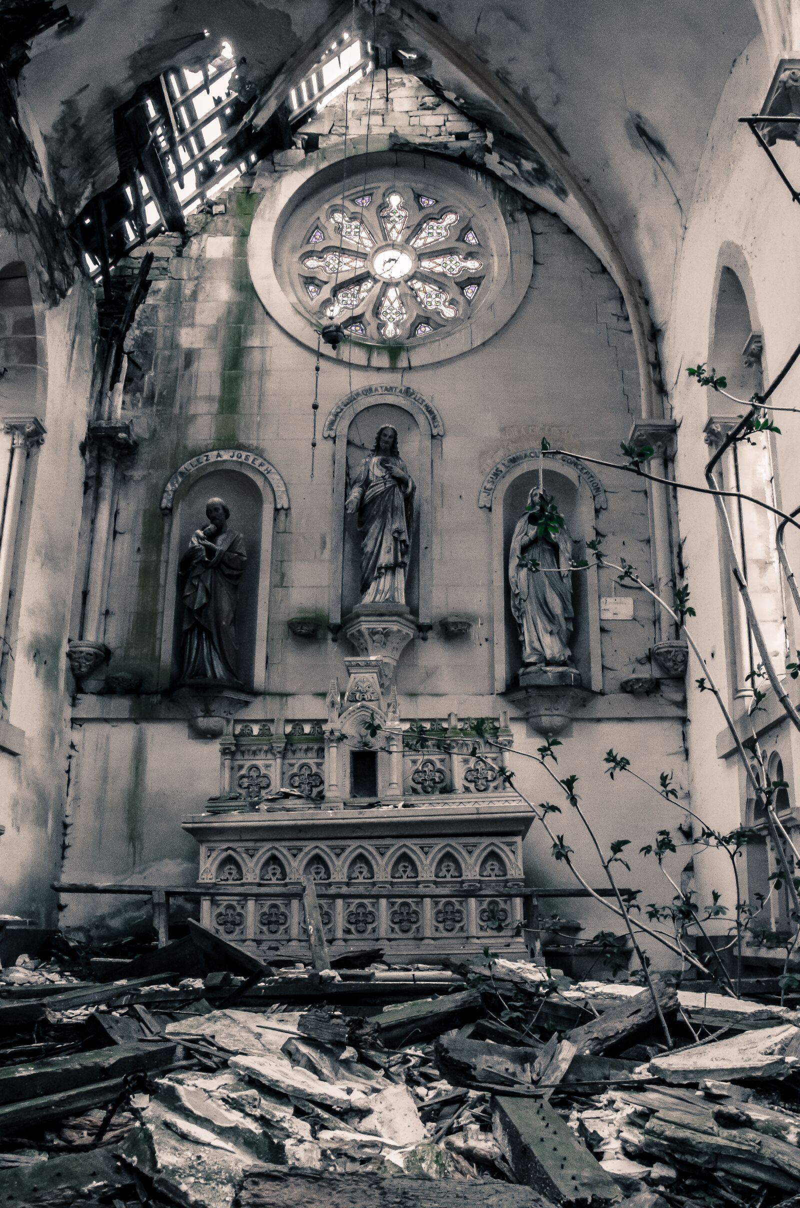 Nikon D7000 sample photo. Church, abandoned photography