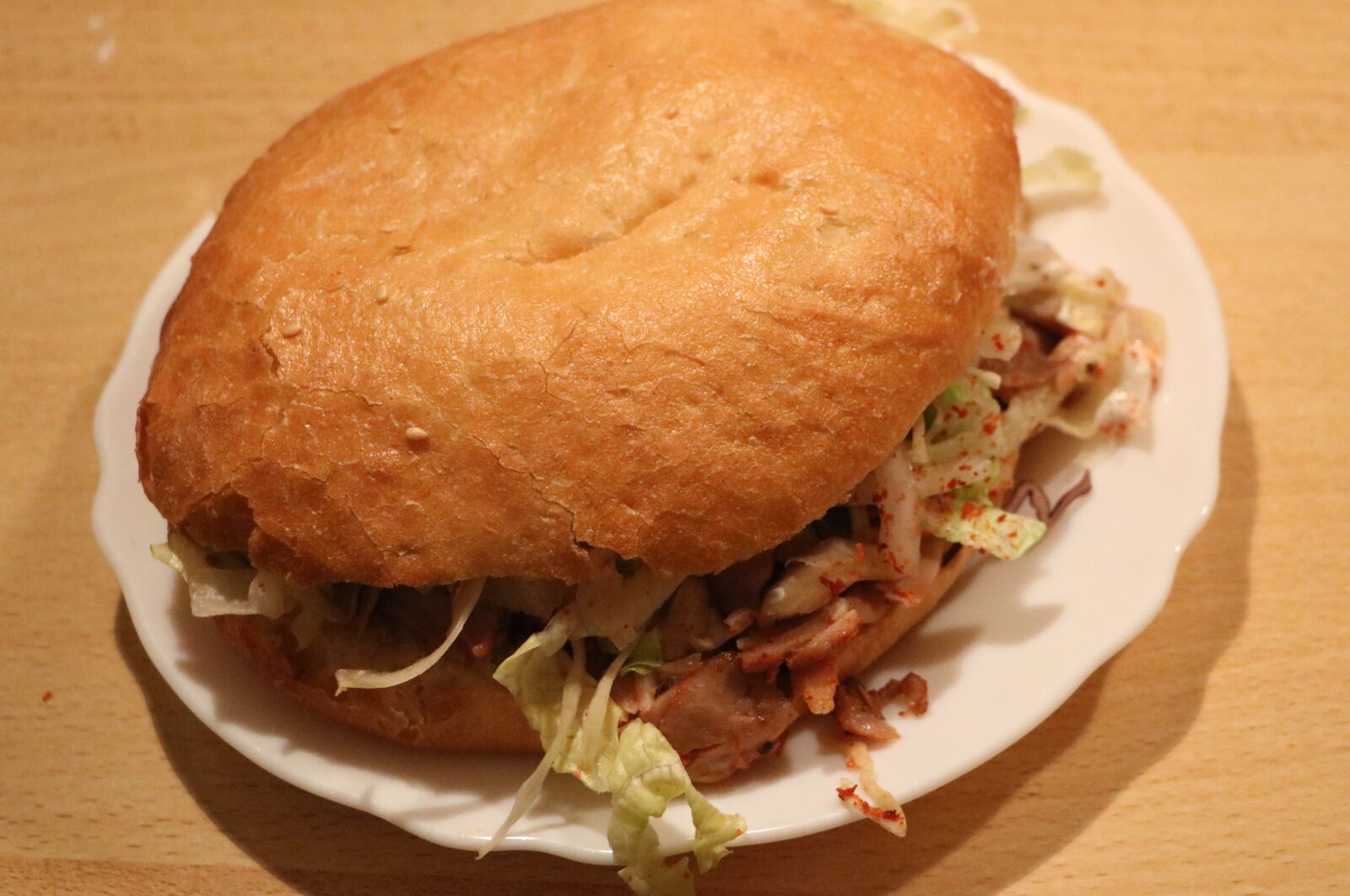 Canon EOS 760D (EOS Rebel T6s / EOS 8000D) sample photo. Doner kebab, kebab, gyros photography