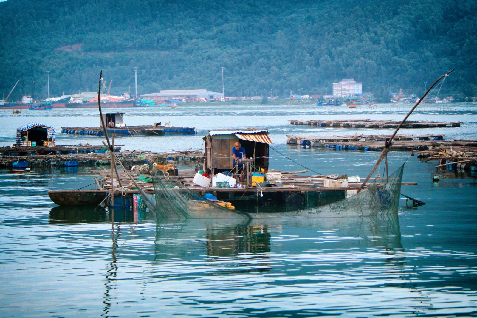 Canon EOS 700D (EOS Rebel T5i / EOS Kiss X7i) sample photo. Boat, sea, danang photography