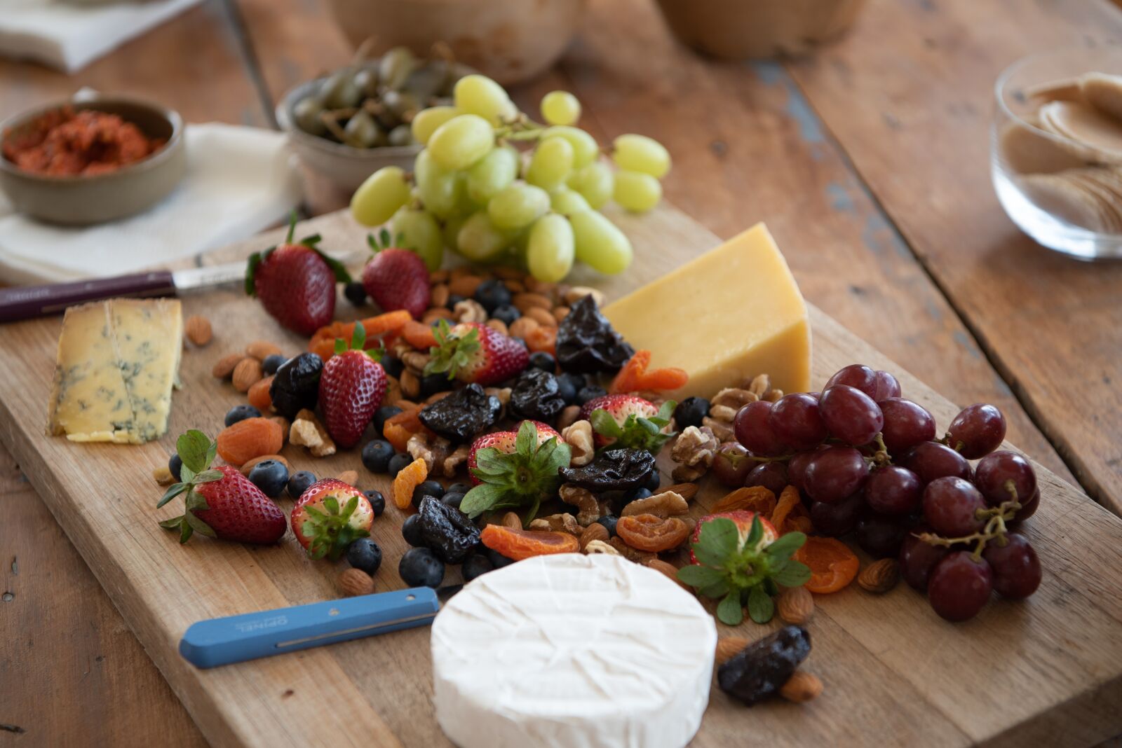 Nikon D750 sample photo. Cheese platter, cheese board photography
