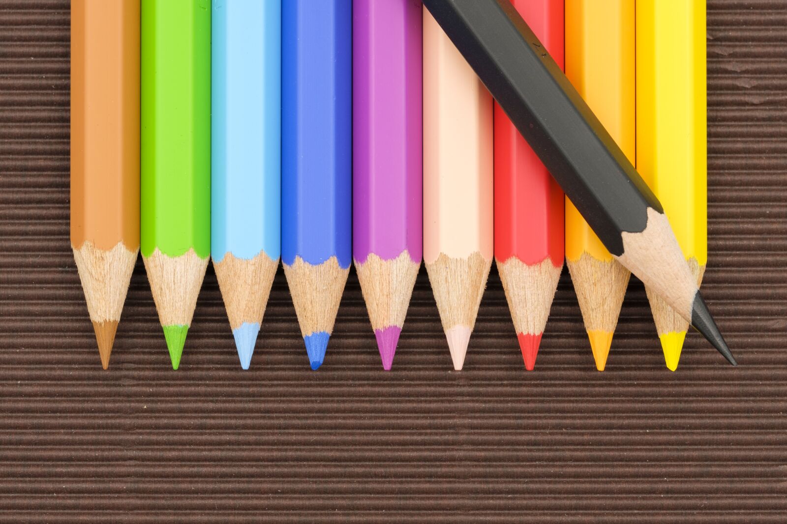 Fujifilm X-T2 + Fujifilm XF 80mm F2.8 R LM OIS WR Macro sample photo. Colored pencils, pens, colour photography