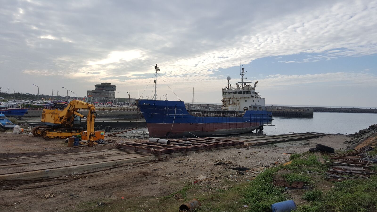Samsung Galaxy Note5 sample photo. Harbor, ship, taiwan photography