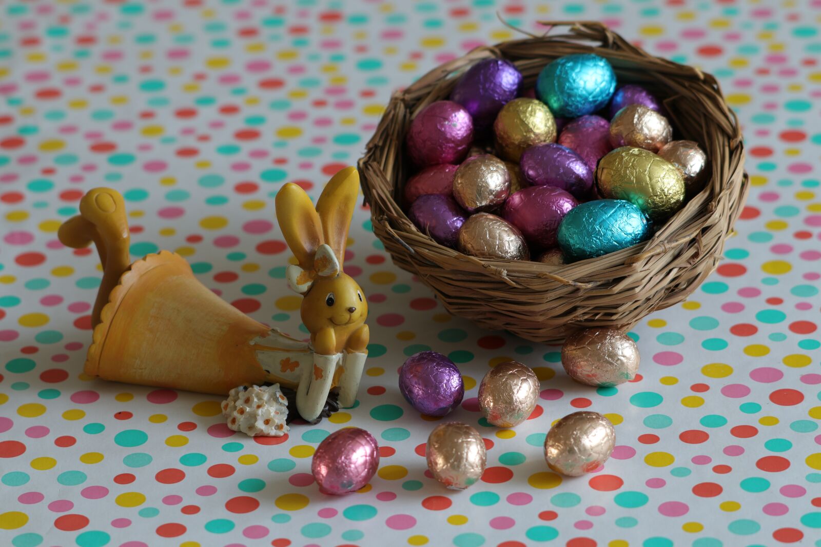 Canon EF 70-300 F4-5.6 IS II USM sample photo. Easter, easter decoration, eggs photography