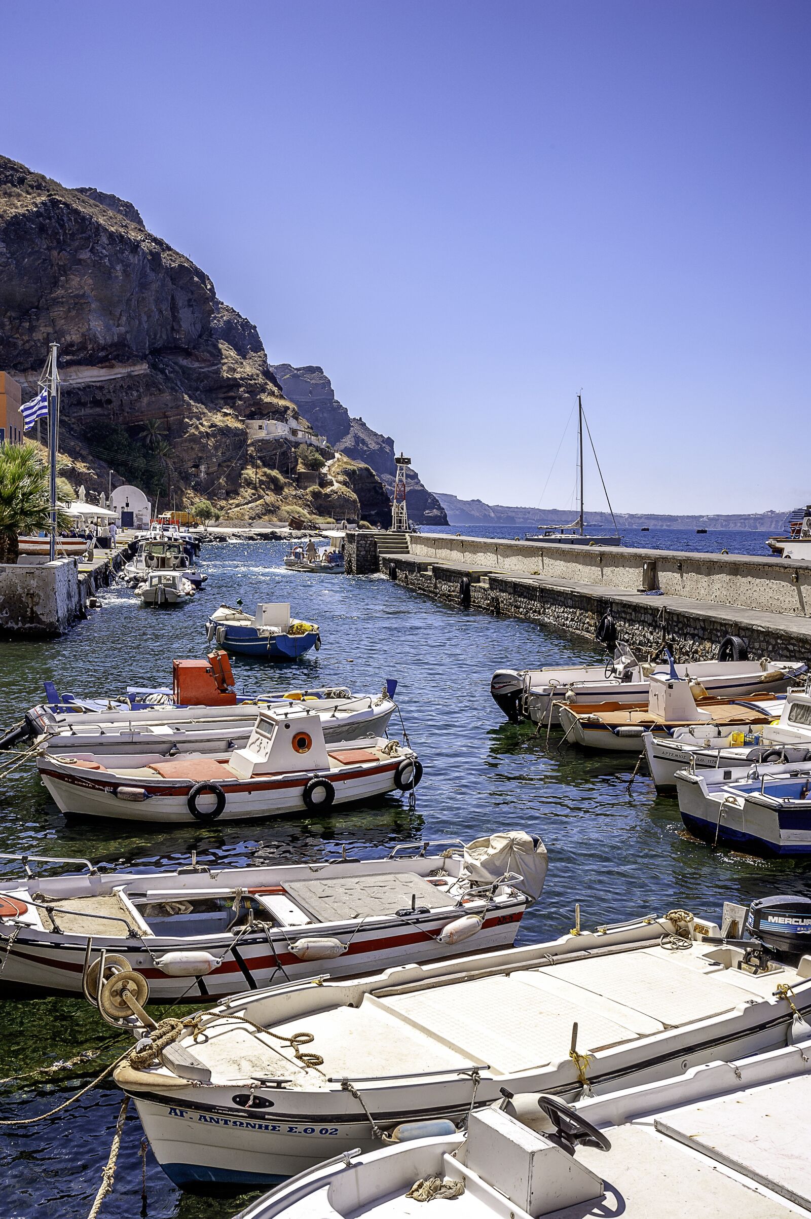 Nikon D700 sample photo. Santorini, greece, oia photography