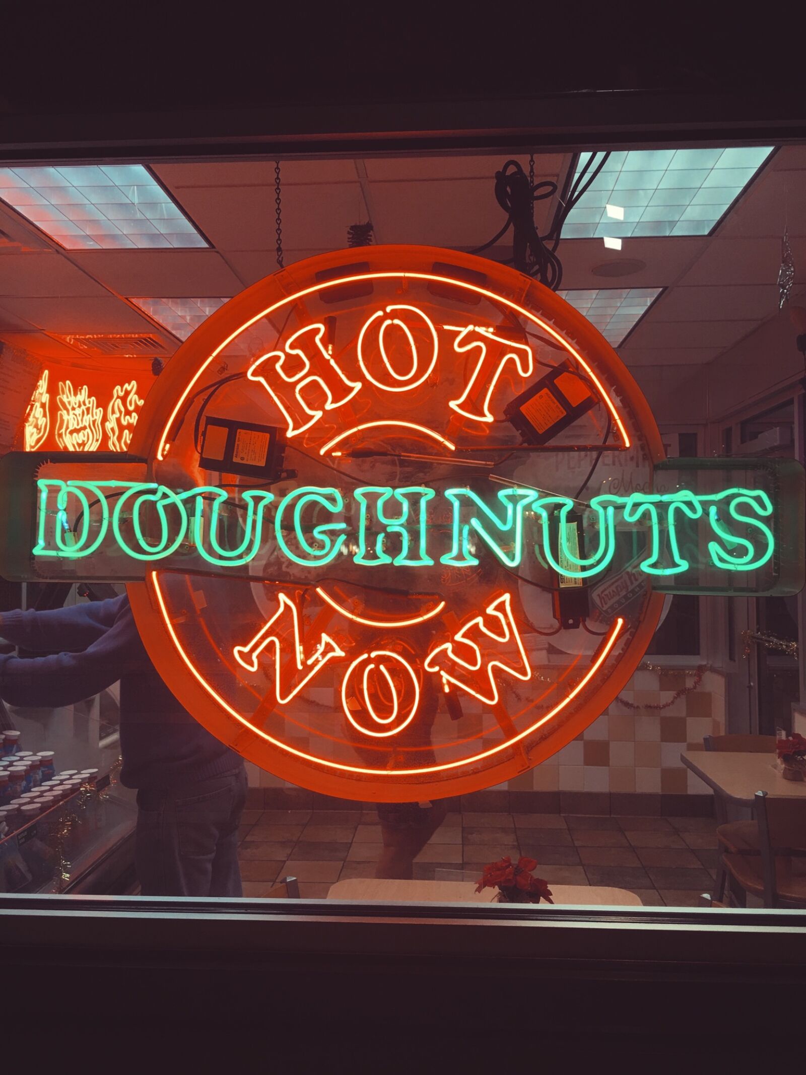Apple iPhone 6s Plus sample photo. Doughnuts, food, krispy, kreme photography