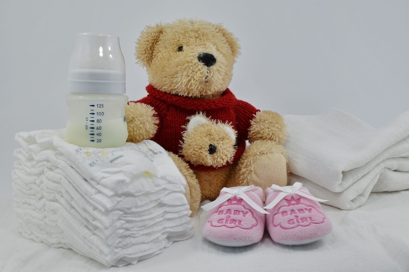 Nikon D5500 sample photo. Cotton, decoration, diaper, gift photography