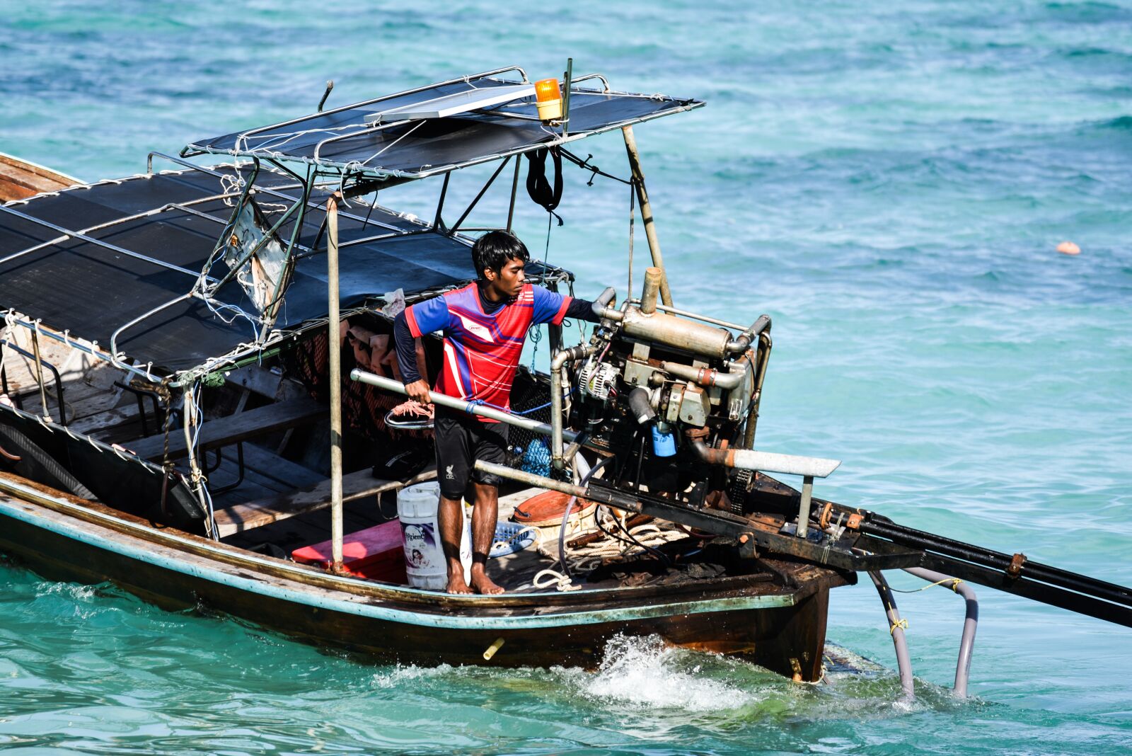 Nikon D750 sample photo. Boat, thailand, travel photography