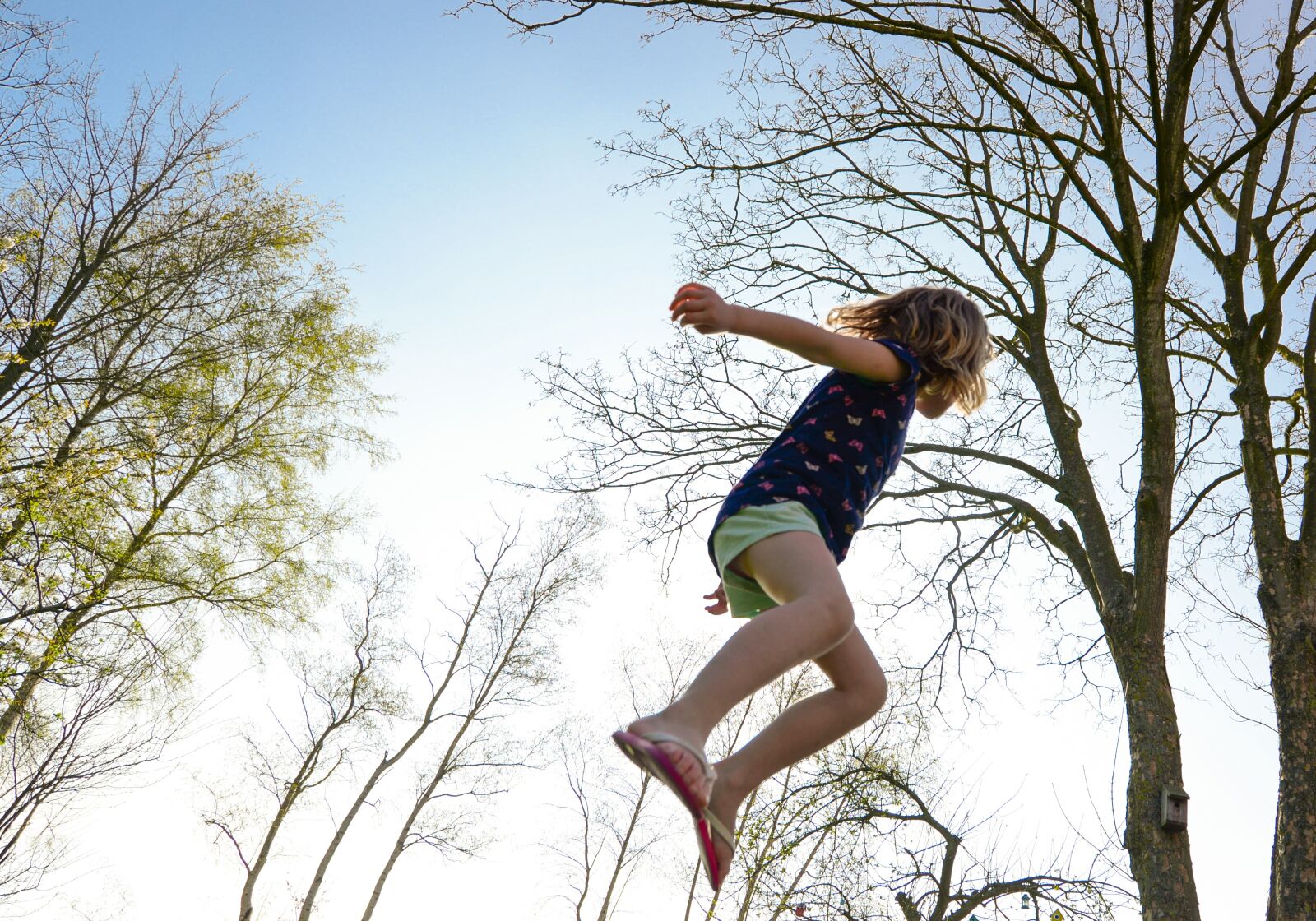 Nikon D610 sample photo. Trampoline, girl, play photography