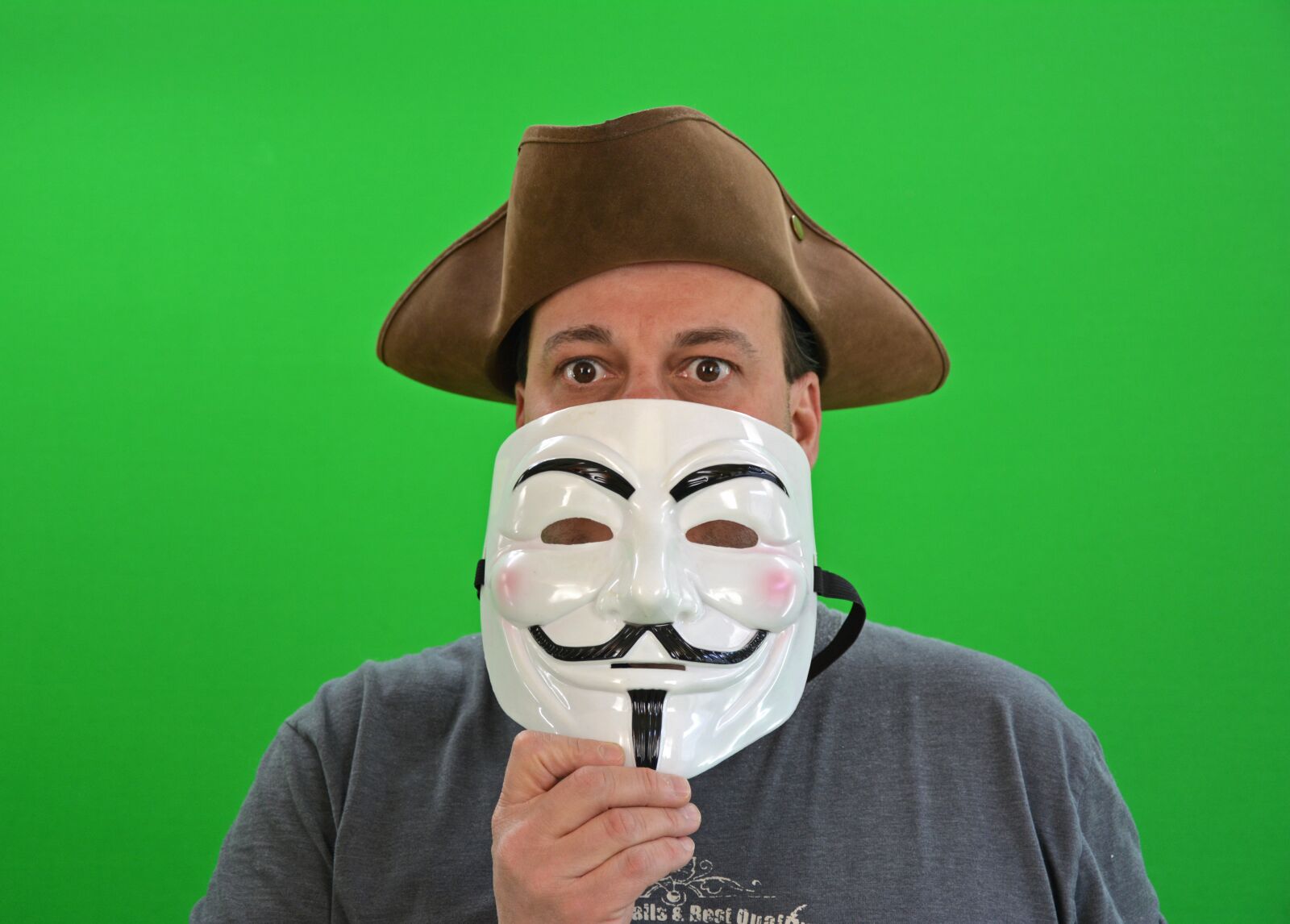 Nikon D5200 sample photo. Chroma key, greenbox, anonymous photography