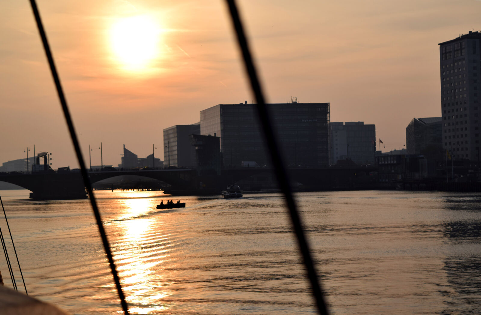 Nikon D3300 sample photo. Cirkelbroen, copenhagen, denmark, sunset photography