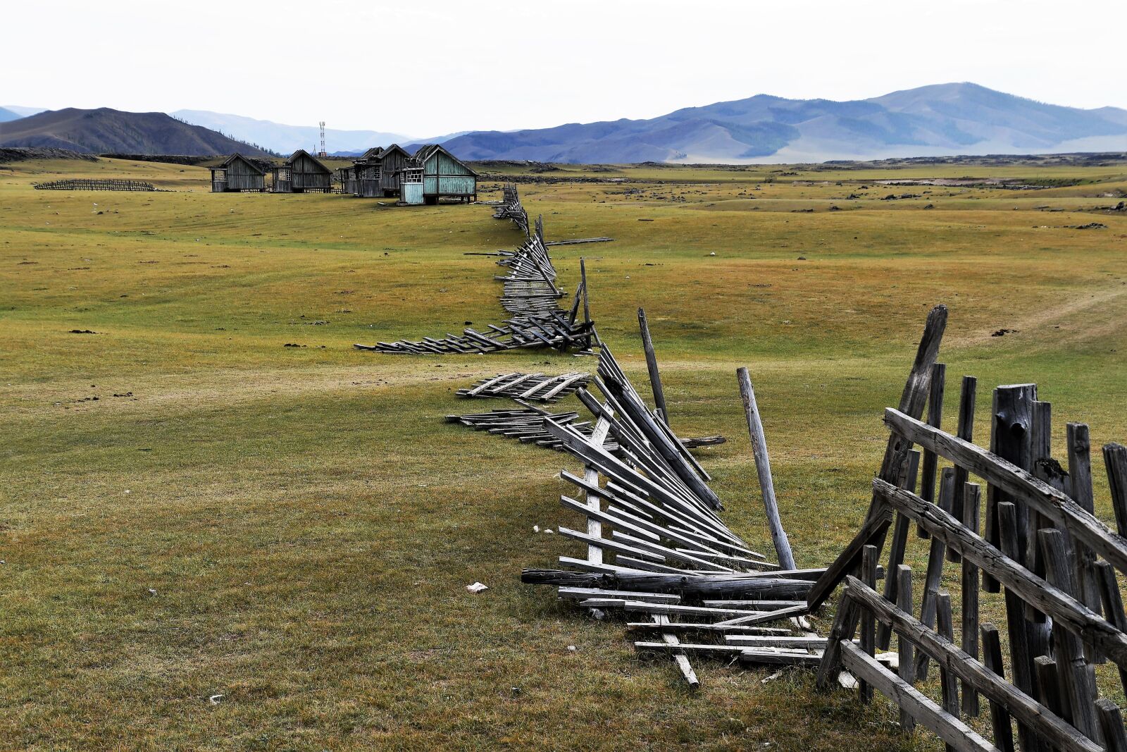 Nikon D7500 sample photo. Fence, national park, mongolia photography