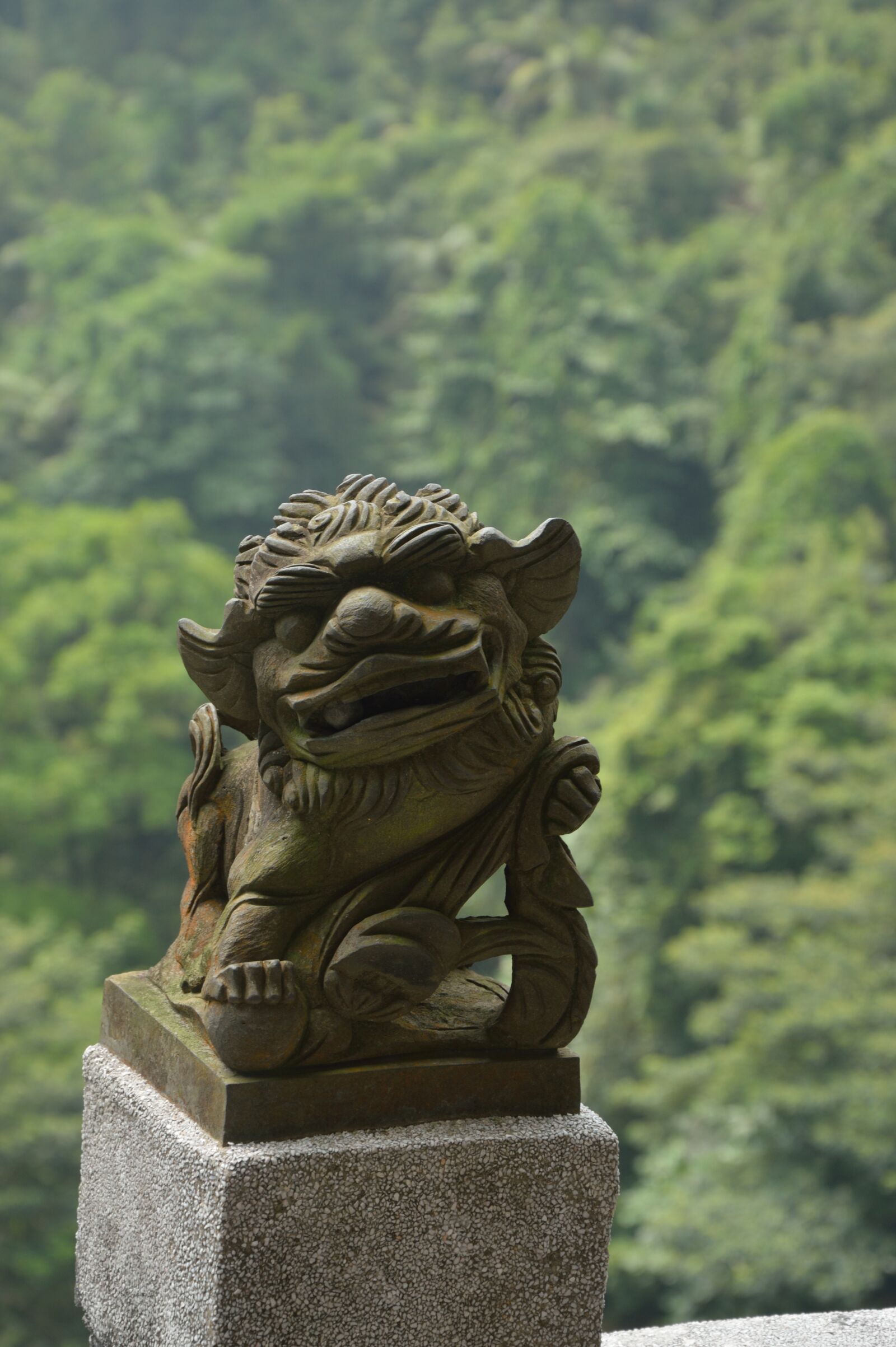 Nikon D3200 sample photo. Stone lion, ancient stone photography