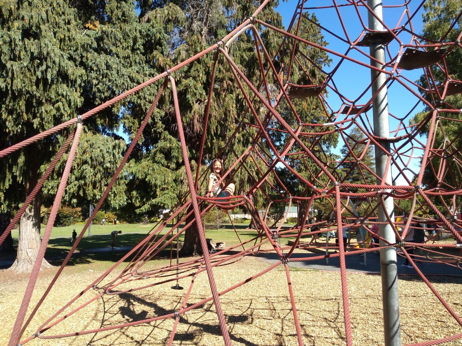 Motorola moto g(6) play sample photo. Playground, park, trees photography