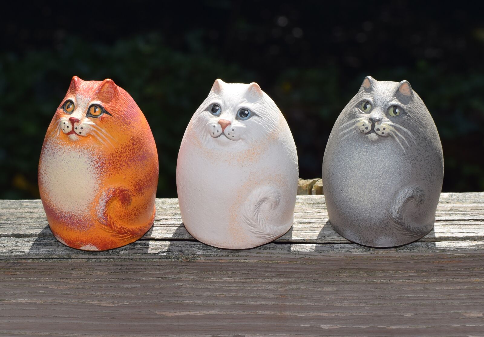 Nikon D3300 sample photo. Ceramic cats, handmade, art photography