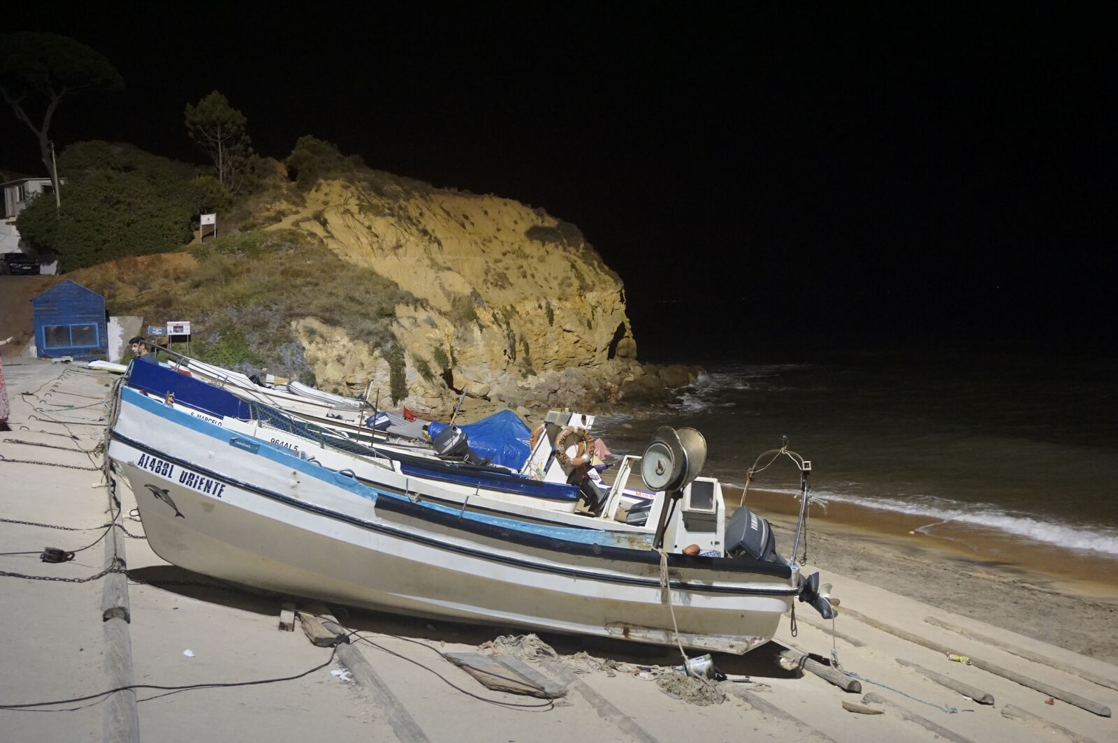 Sony a6000 sample photo. Vessel, night, quiet photography