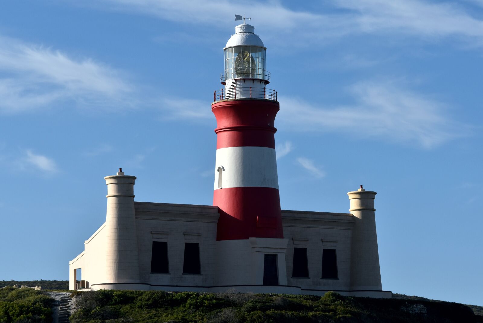 Nikon D5500 sample photo. Lighthouse, cape agulhas, africa photography