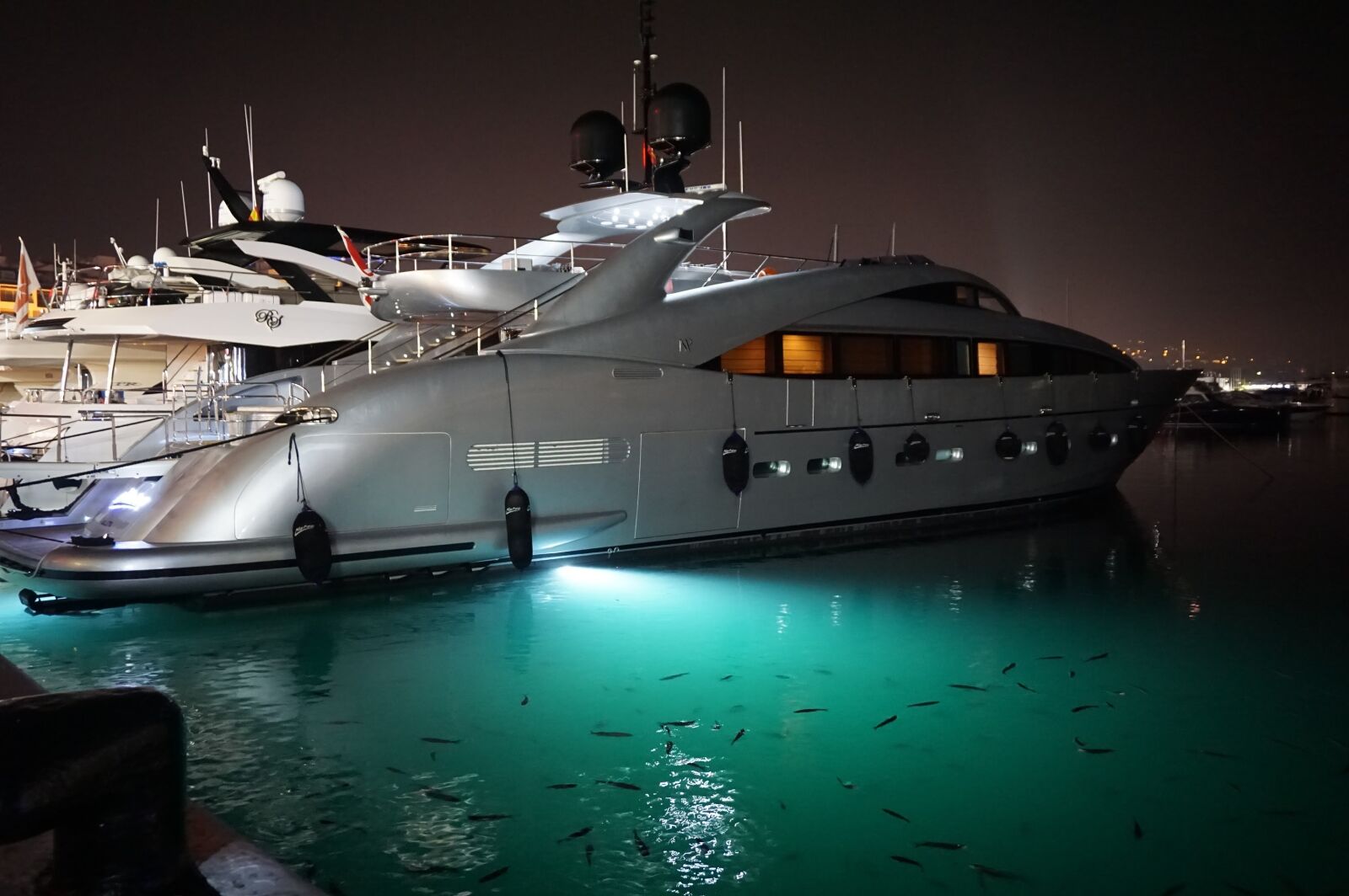 Sony a6000 sample photo. Boat, mar, lights photography