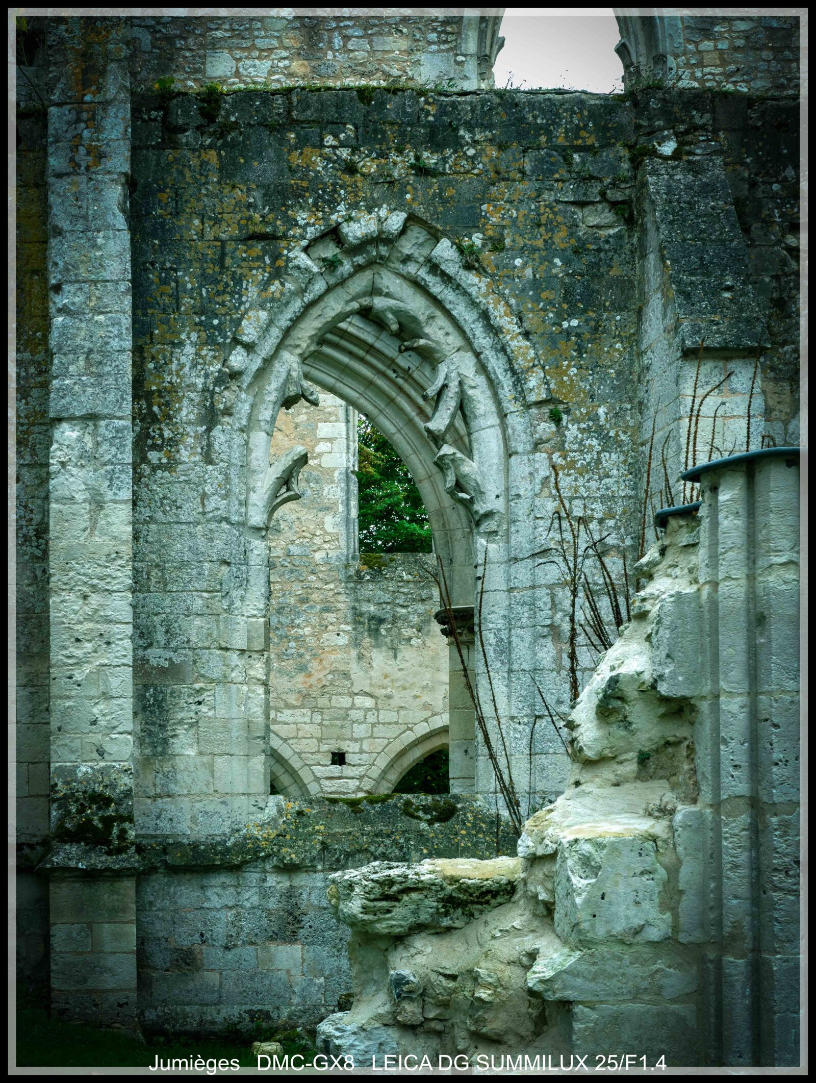 Panasonic Leica DG Summilux 25mm F1.4 II ASPH sample photo. Normandy, ruins, handle photography