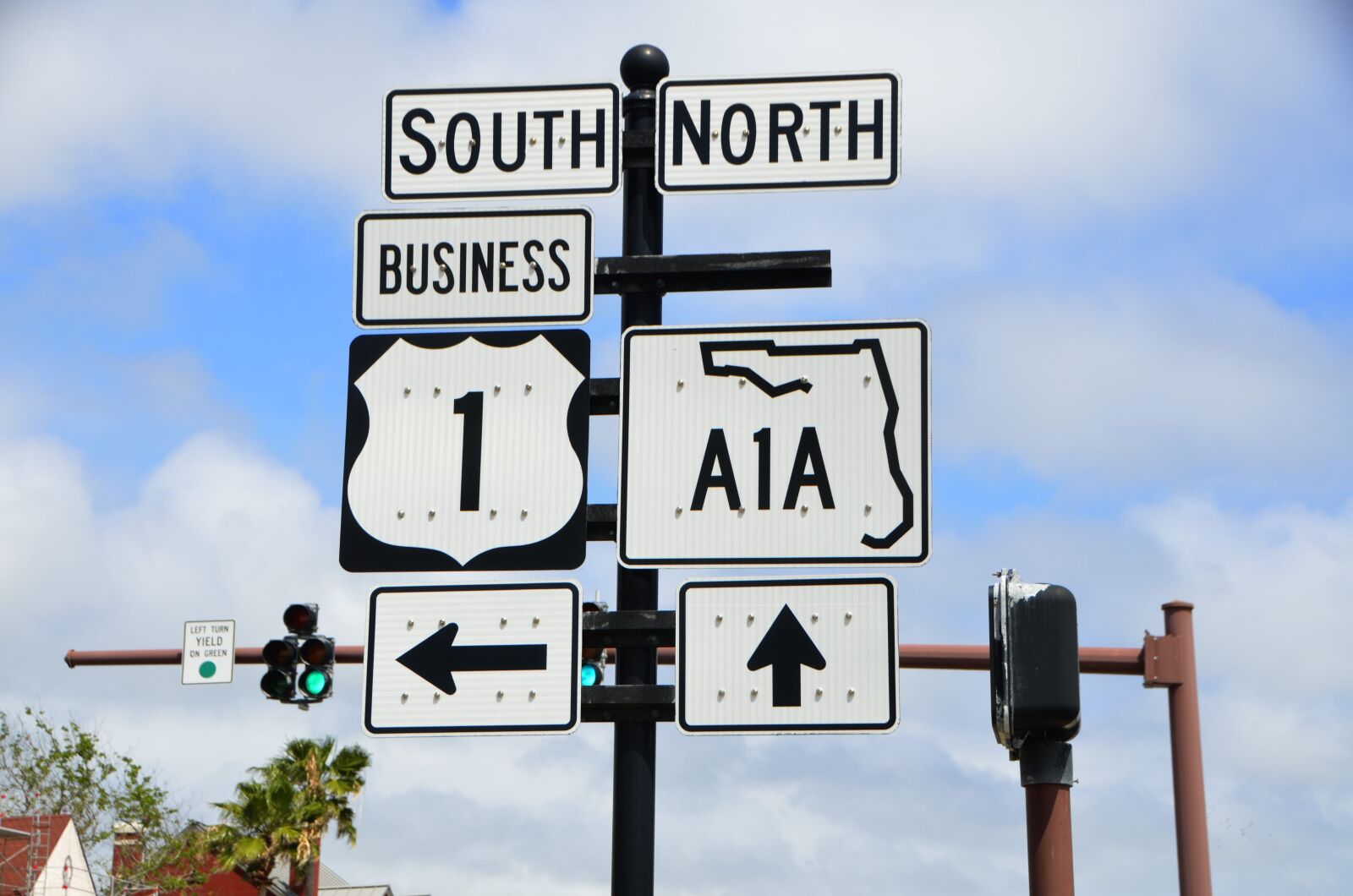 Nikon D7000 sample photo. A1a sign, route, florida photography