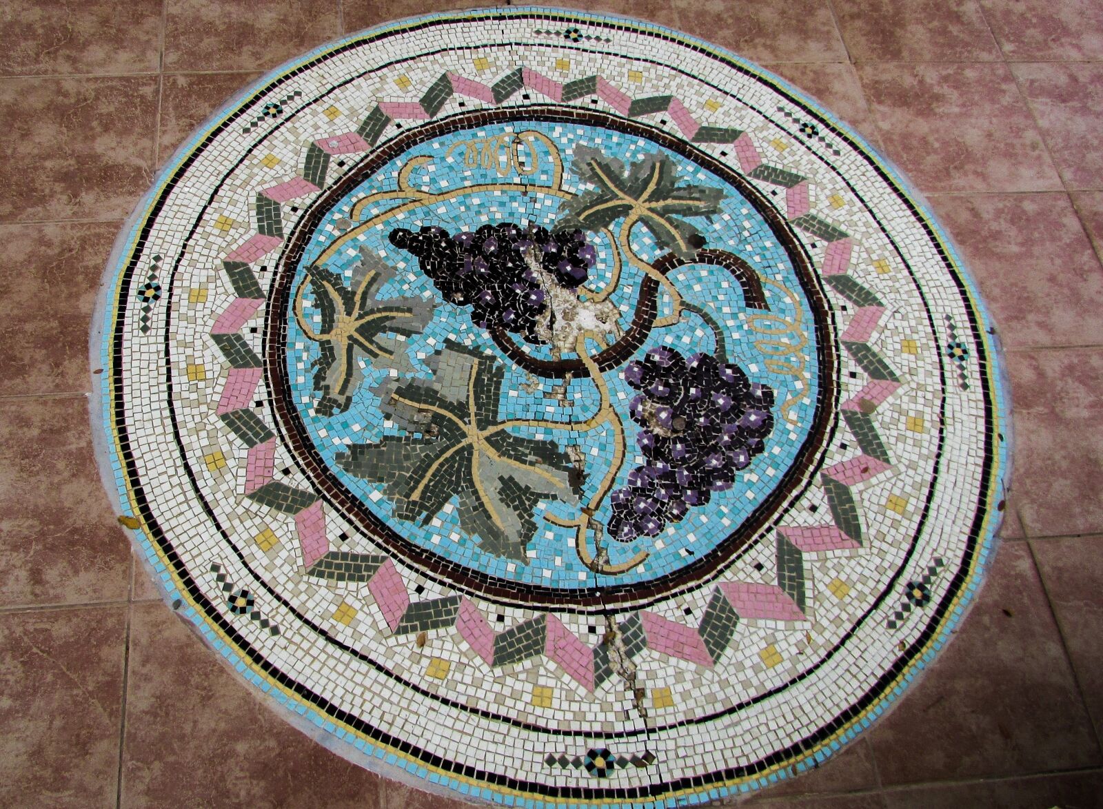 Canon PowerShot SX400 IS sample photo. Mosaic, church, vine photography