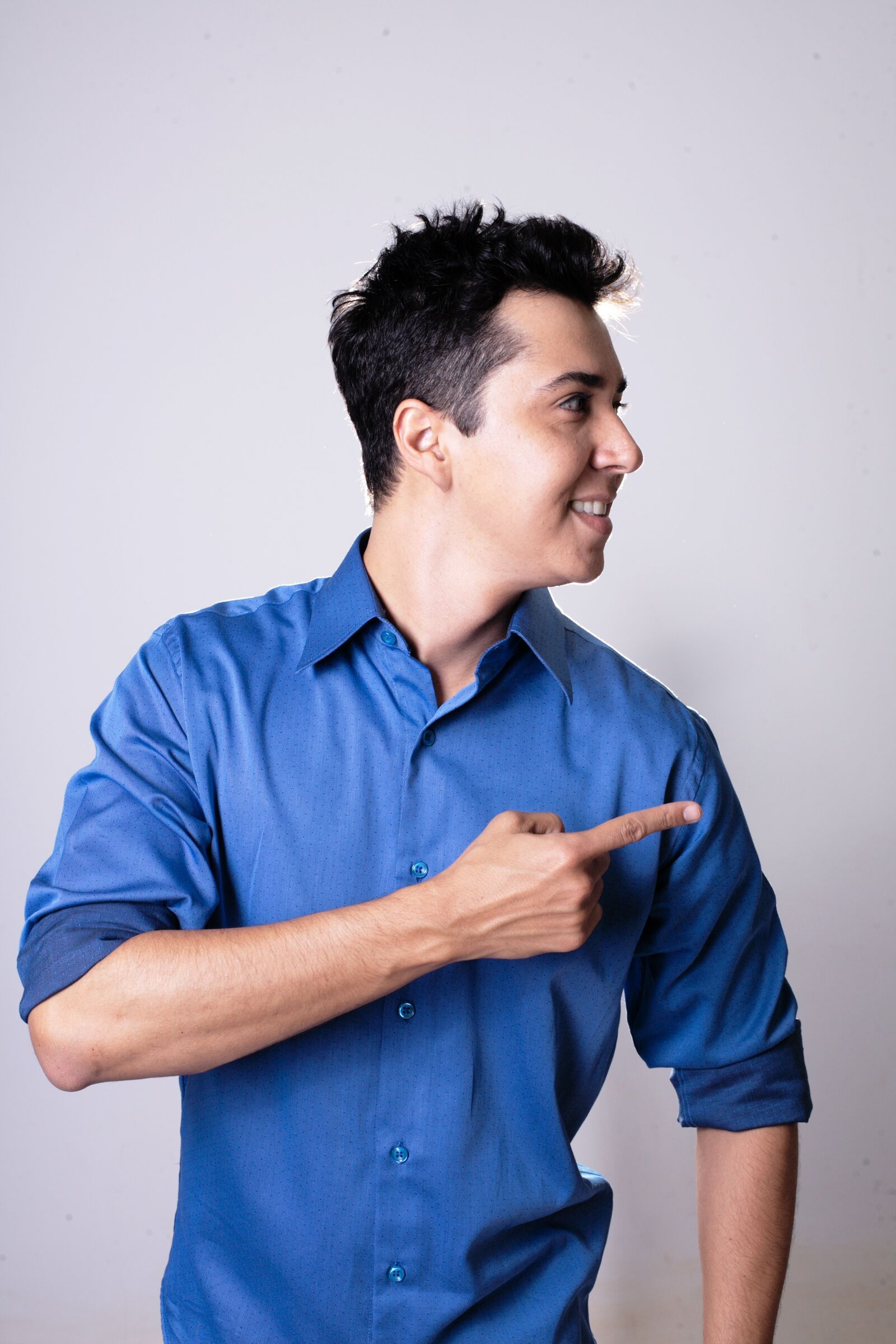 Canon EOS 5D Mark II sample photo. Blue, happy, man photography
