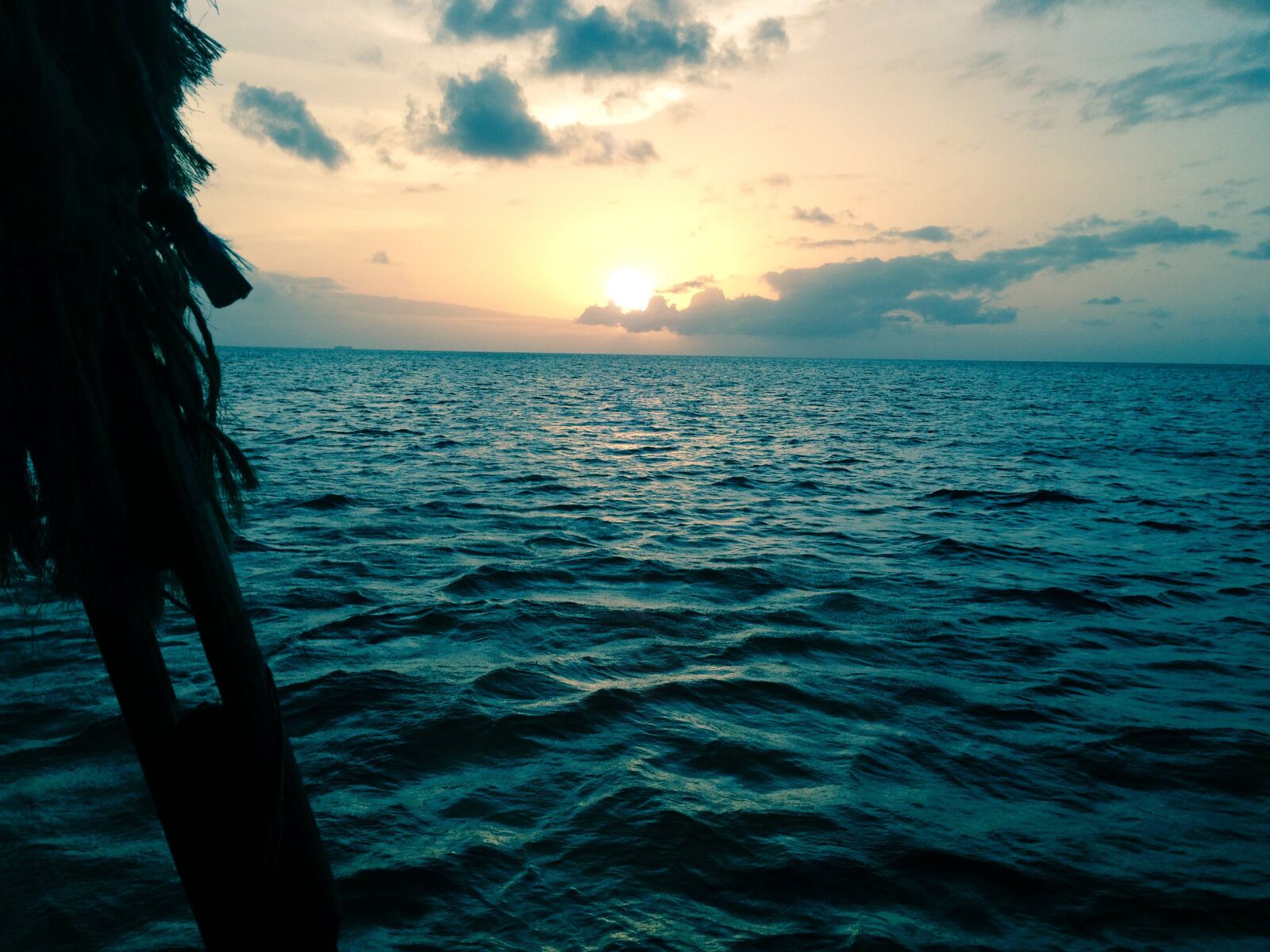 iPhone 5 back camera 4.12mm f/2.4 sample photo. St lucia sunset, caribbean photography