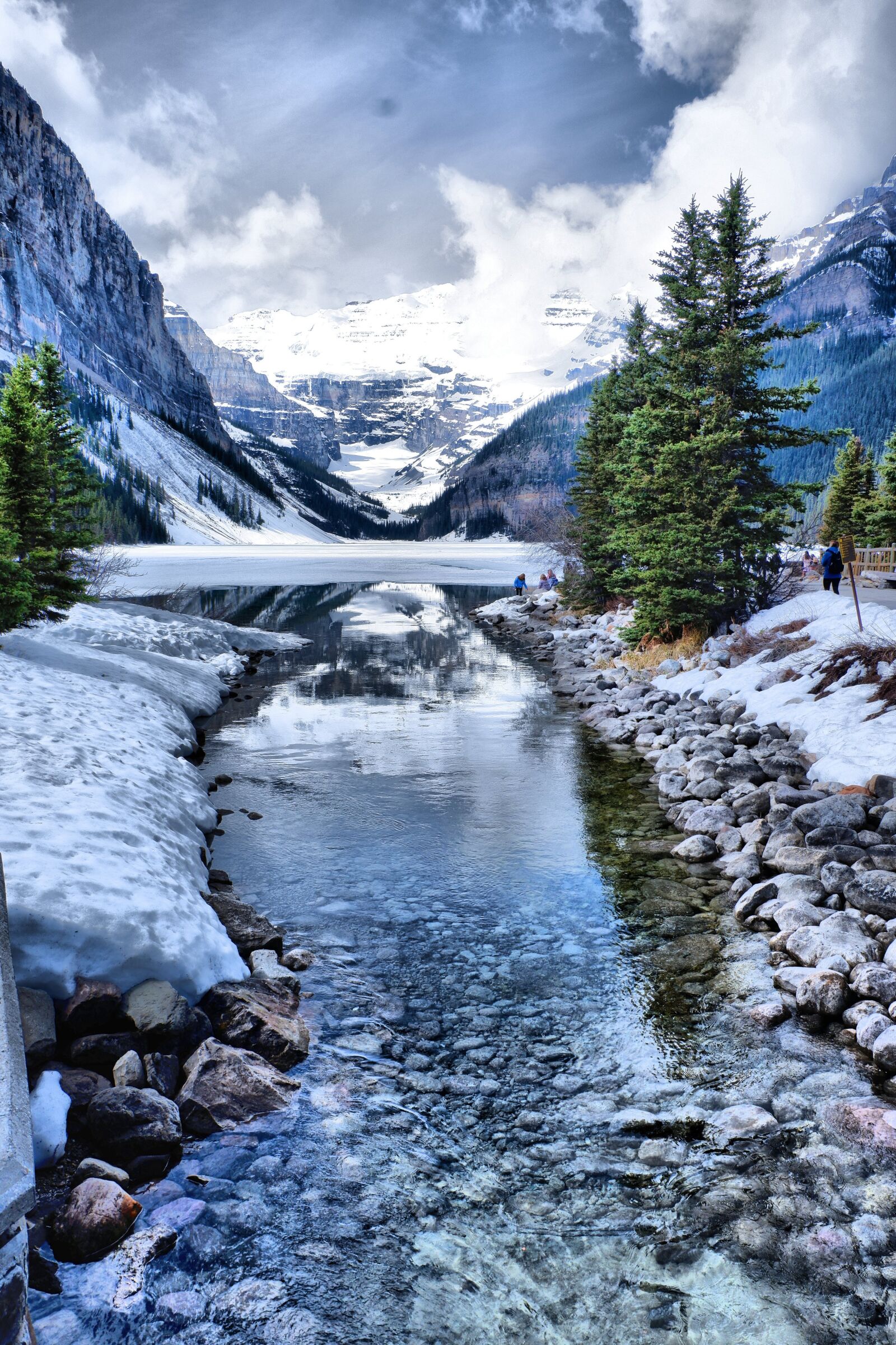 Fujifilm X-A3 + Fujifilm XC 16-50mm F3.5-5.6 OIS II sample photo. Lake louise, ice, winter photography