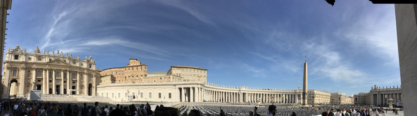 iPad Pro back camera 4.15mm f/2.2 sample photo. St, peters square, vatican photography