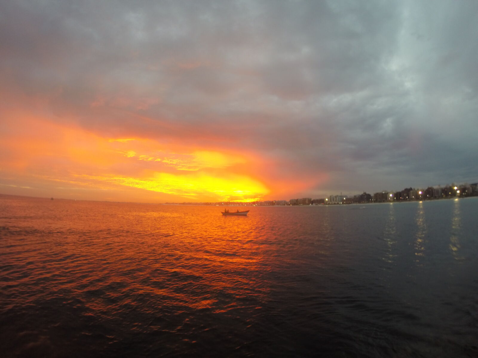 GoPro HERO3+ Black Edition sample photo. Canoe, sea, summer, sun photography