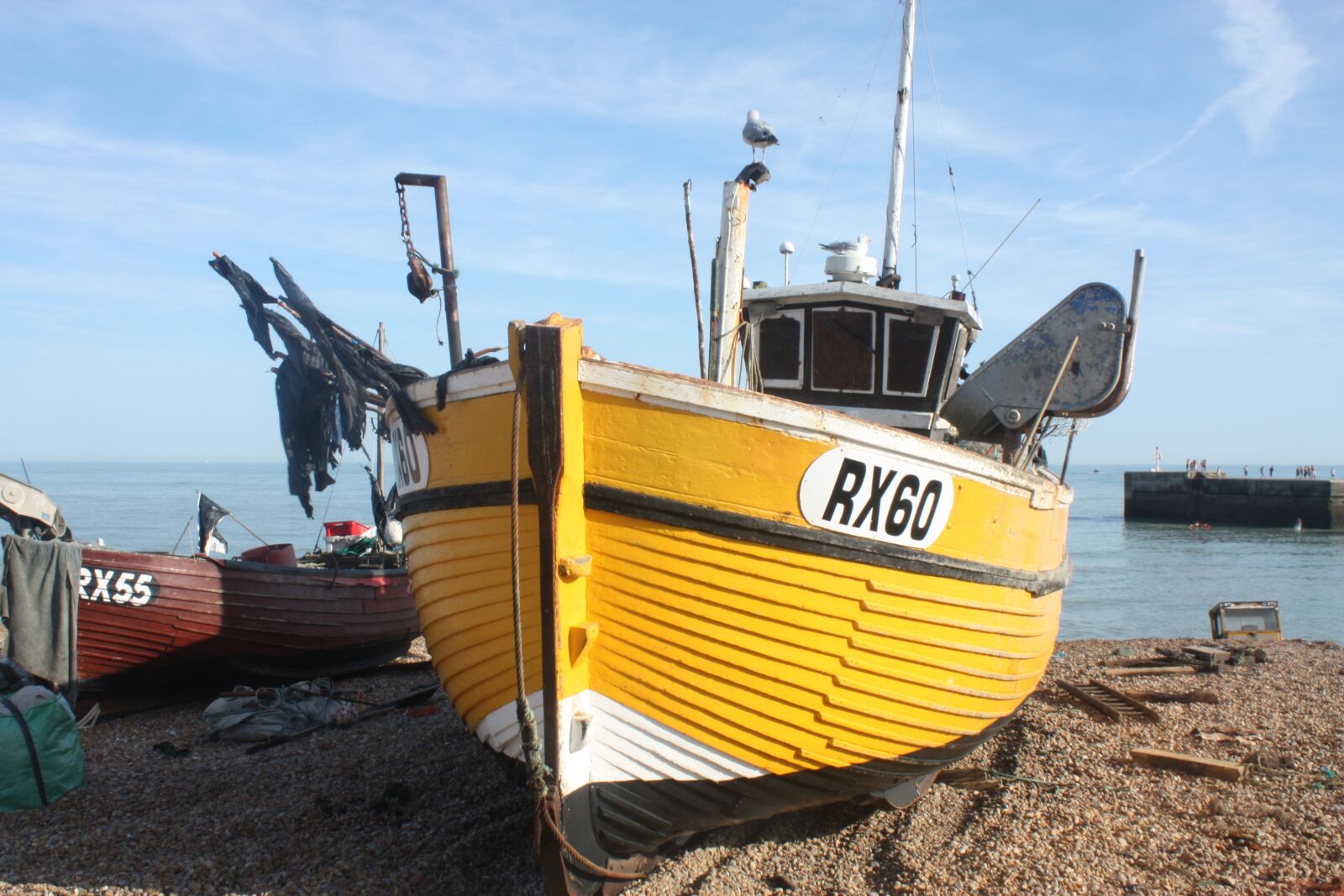 Canon EOS 450D (EOS Rebel XSi / EOS Kiss X2) sample photo. Fishing, boat, hastings photography