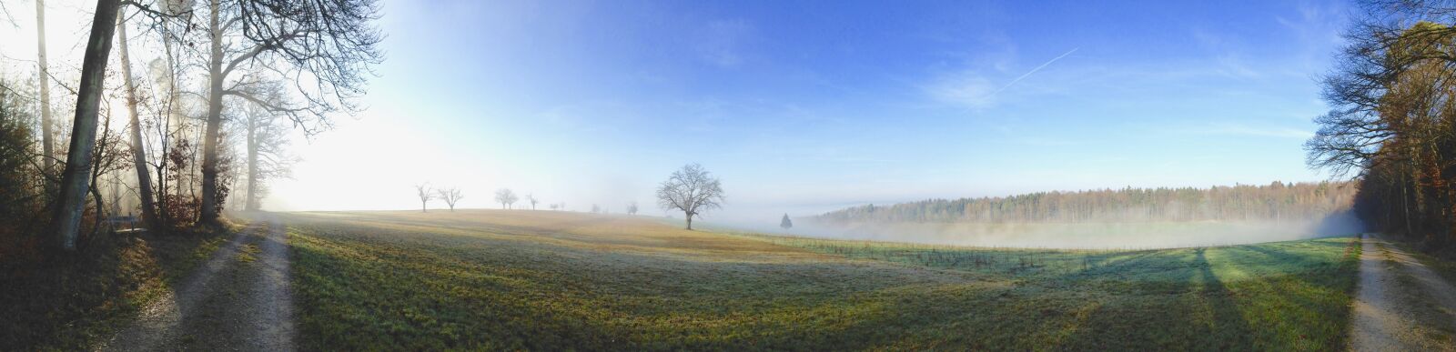 iPhone 5 back camera 4.12mm f/2.4 sample photo. Switzerland, panorama, fog photography