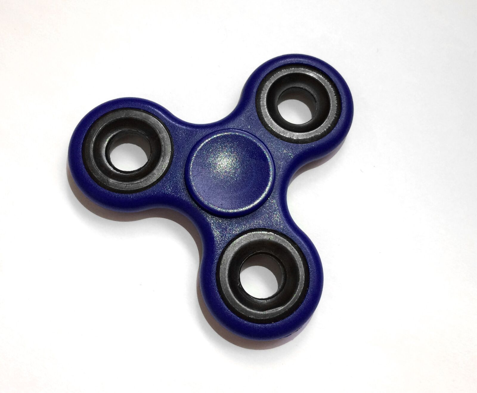 iPhone 5s back camera 4.15mm f/2.2 sample photo. Fidgit spinner, toy, blue photography