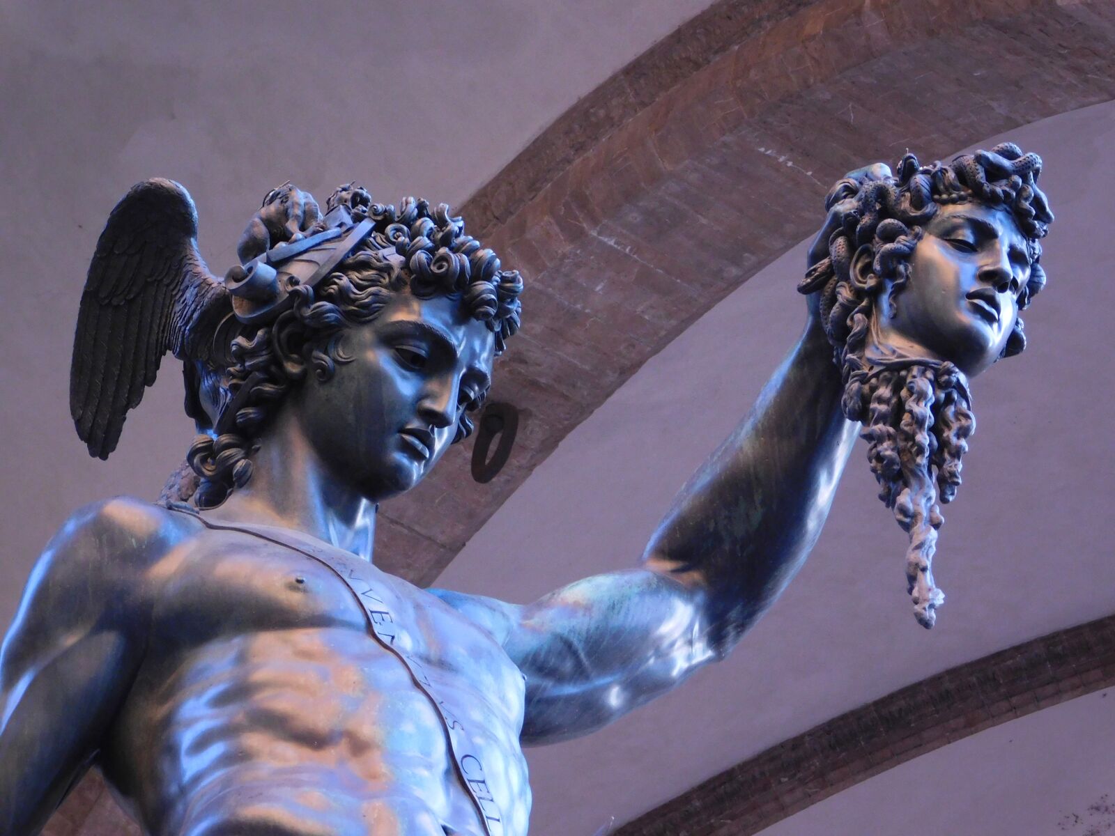 Nikon Coolpix L840 sample photo. Perseo, medusa, flore photography