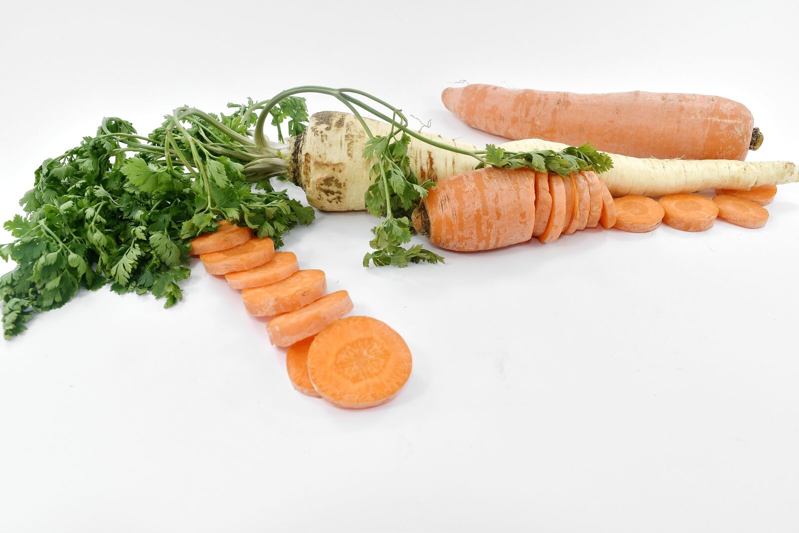 Nikon D5500 sample photo. Cooking, parsley, slices, vegetables photography