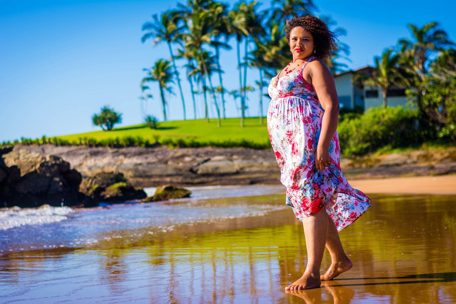 Nikon D5200 sample photo. Beach, woman, female photography