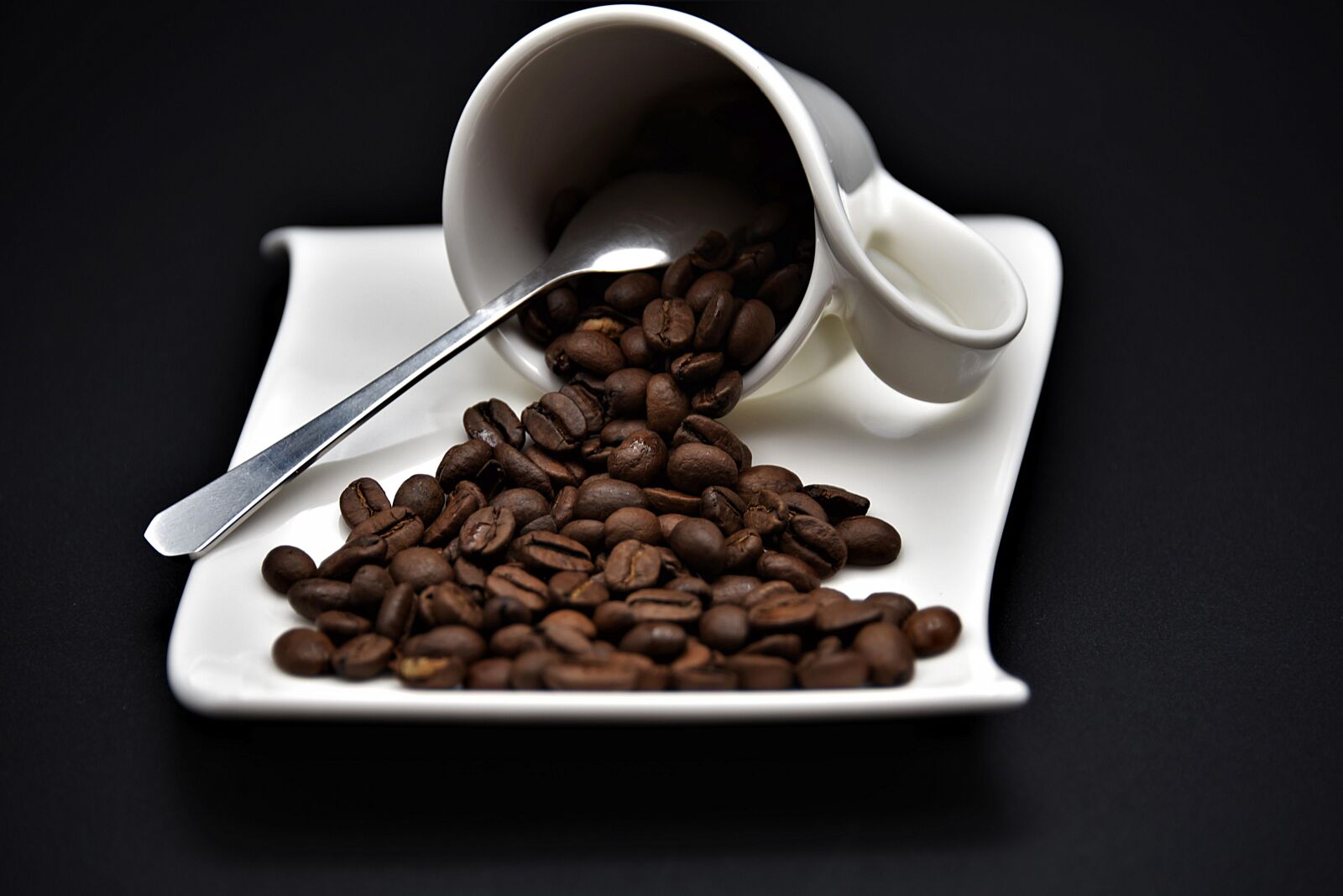 Nikon D750 sample photo. Coffee, shell, spoon photography