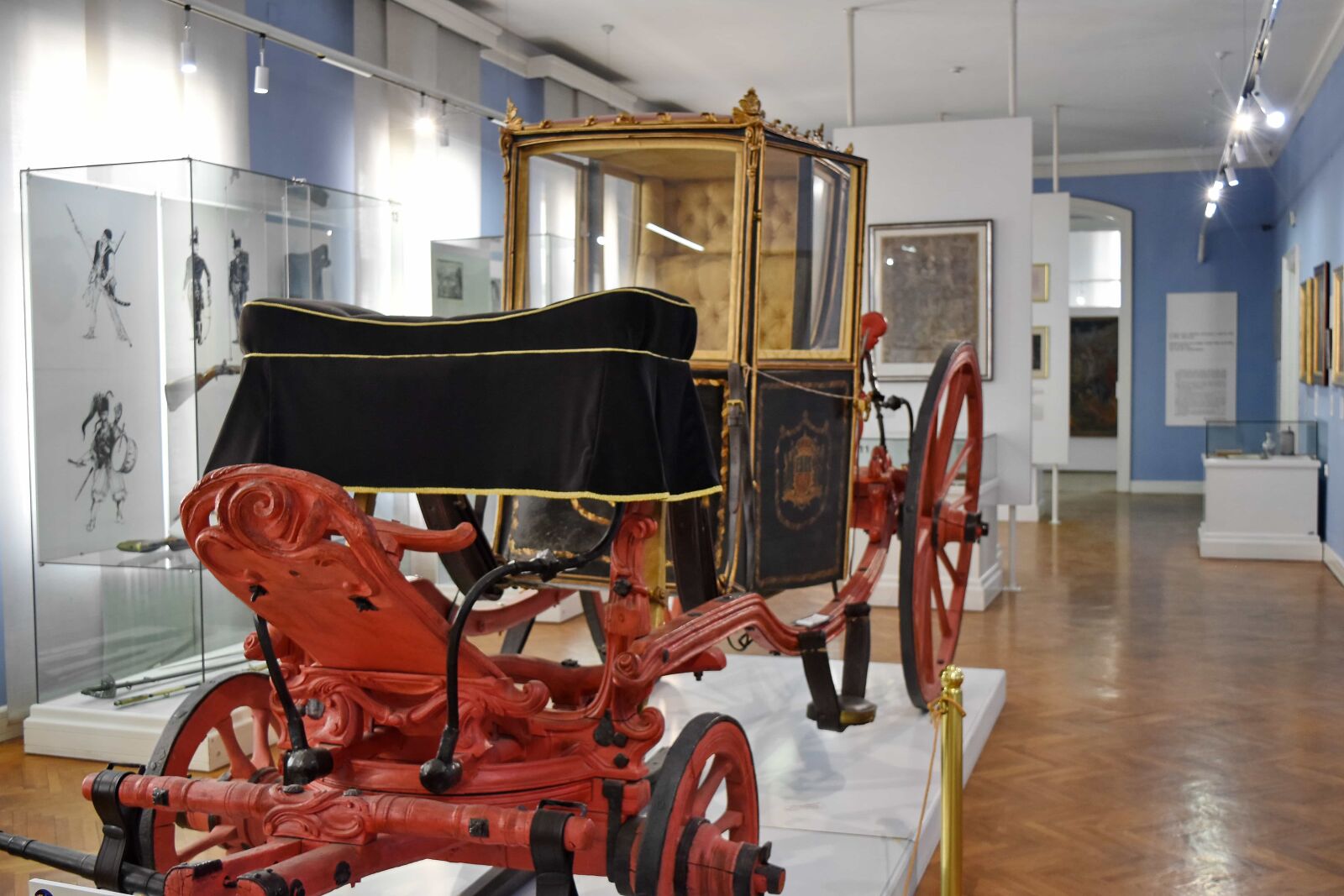 Nikon D5500 sample photo. Interior decoration, museum, carriage photography