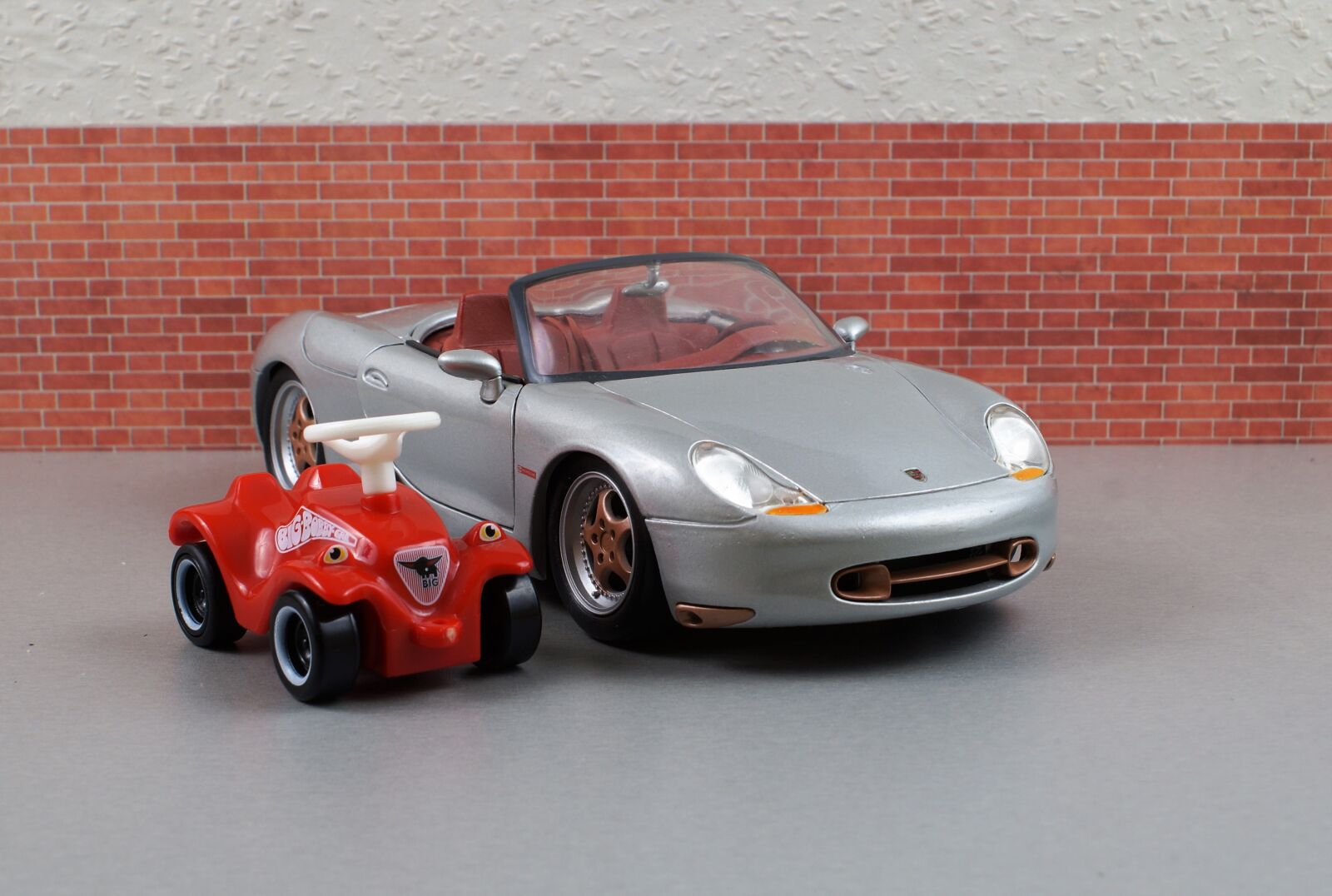 Sony DT 18-70mm F3.5-5.6 sample photo. Model car, porsche, boxster photography