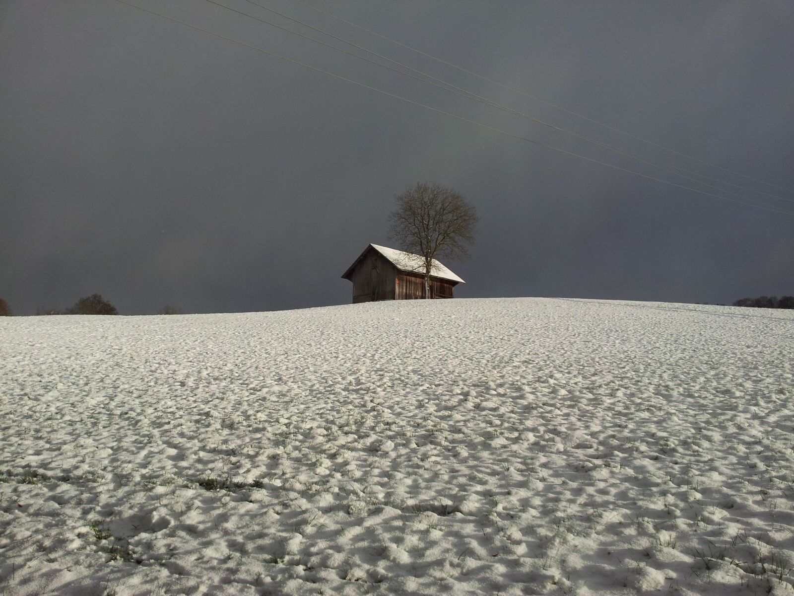 Samsung Galaxy S2 sample photo. Wintry, snowfield, snow landscape photography